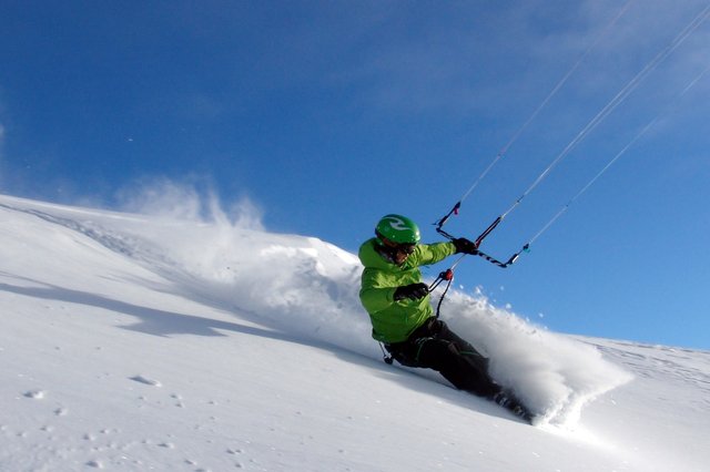 Snowkiting